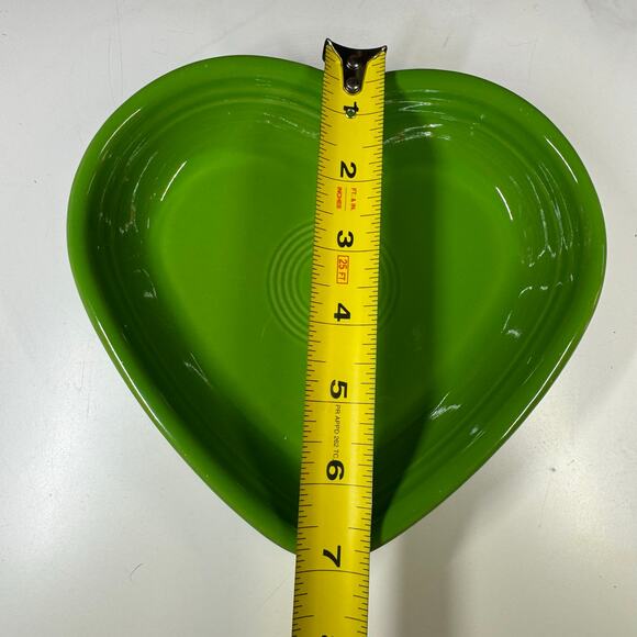 Fiesta Lemongrass Heart Bowl 8” HLC USA Ceramic Dishware - Picture 5 of 7